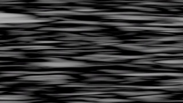 Grayscale abstract wavy horizontal lines distorted noise pattern texture digital glitch effect for creative backgrounds and video overlay elements.