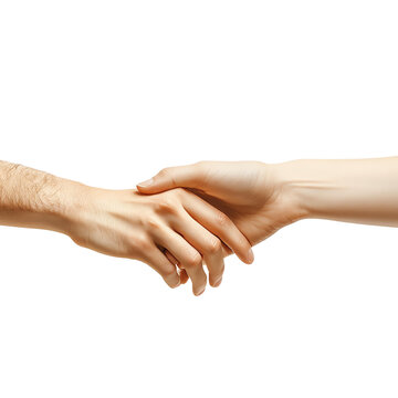 A close-up of two hands gently touching, symbolizing connection and unity between individuals.