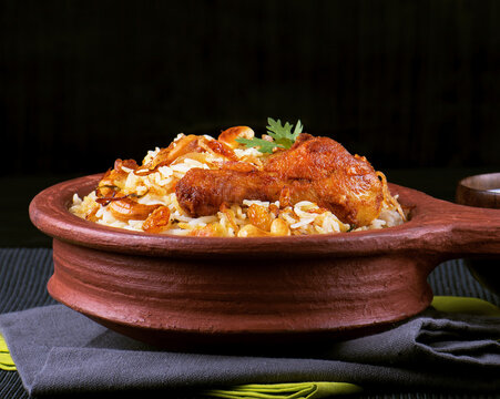 Delicious chicken biryani