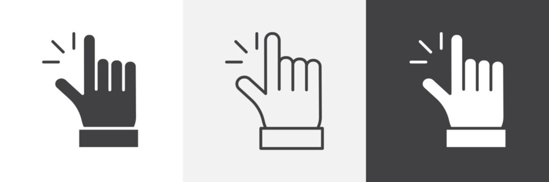 Easy icon flat outline in black