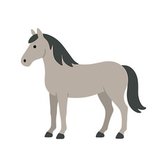 Obraz premium Simple Horse Illustration