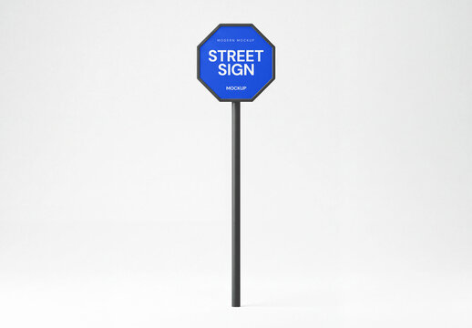 Street Sign Mockup