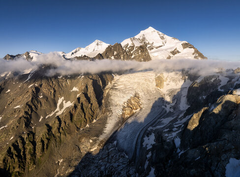 Tetnuldi peak in Georgia ski resort, Svaneti - caucasus