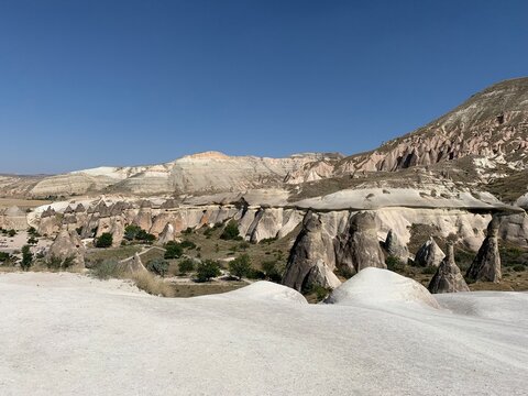 Unique Fairy Chimney Valley Landscape in Cappadocia Turkey
