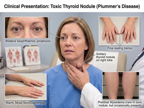 Toxic Thyroid Nodule Clinical Presentation Signs Symptoms