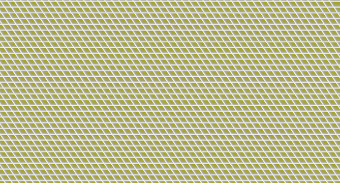 Olive green background, with a repeating, white diamond grid, pattern, geometric lattice texture