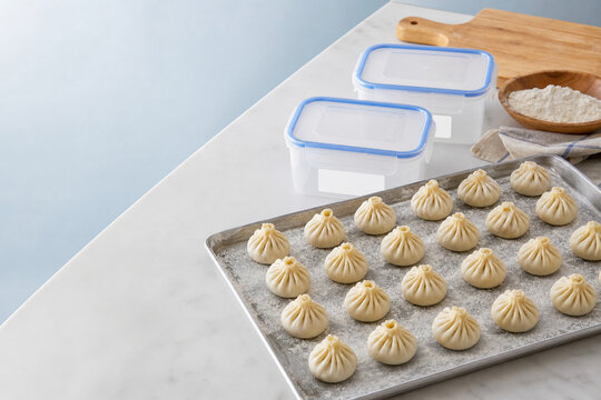 Mongolian Buuz Freezer Packaging for Tsagaan Sar