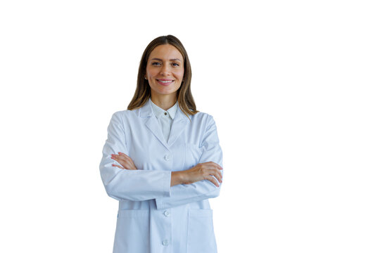 Female doctor smiling confident professional healthcare worker