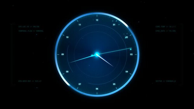 vector illustration of an old clock
