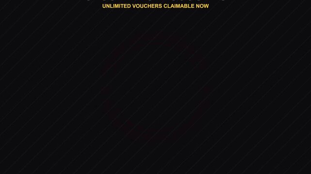Black Friday Sale Motion Background with Cascading Discount Coupons
