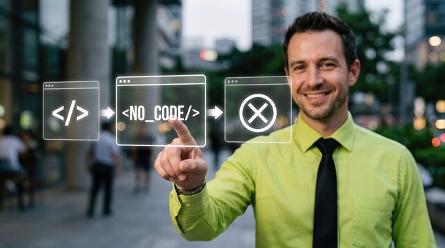 Professional rejecting outdated coding method in urban environment