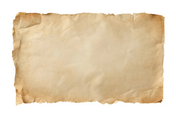 Fototapeta premium Blank Antique Paper with Rough Edges