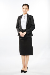 Professional Woman in Black Business Suit © HaMinh
