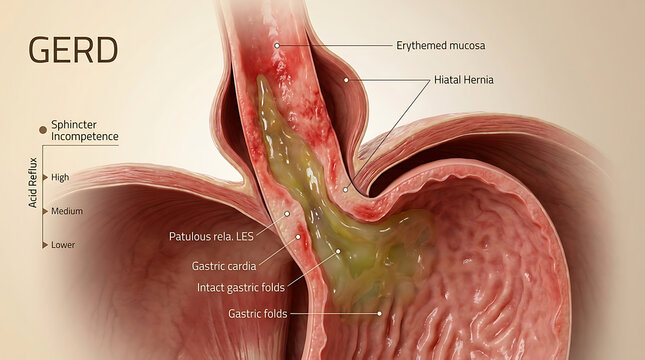 Chronic Severe Gastroesophageal Reflux Disease with Incompetent