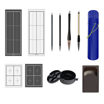 書道セット（Japanese Shodo Set）