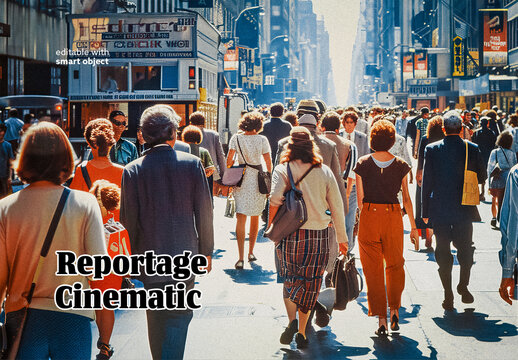 Reportage Cinematic Photo Effect