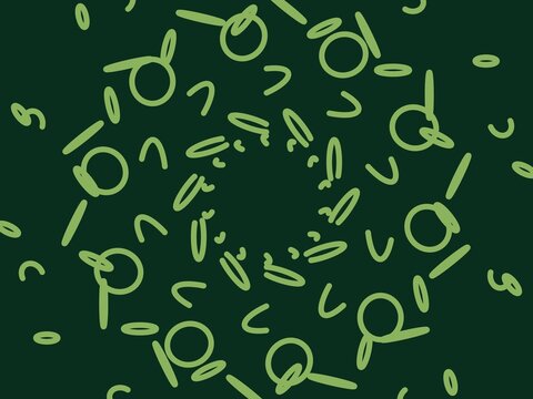 seamless pattern with numbers