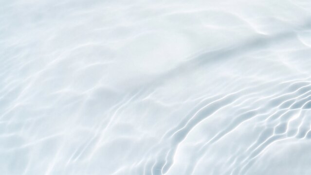 Soft white water ripples with luminous caustic light pattern