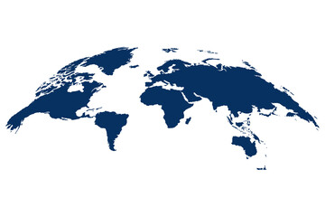 Fototapeta premium World map. 3D globe world map. Vector Illustration