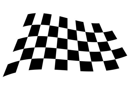 Racing flag. Race flag vector icon. Finishing flag. Vector design illustration