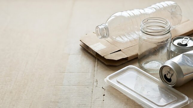 Household Recyclable Waste Materials for America Recycles Day