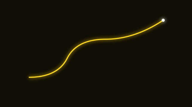 line graph trending upward