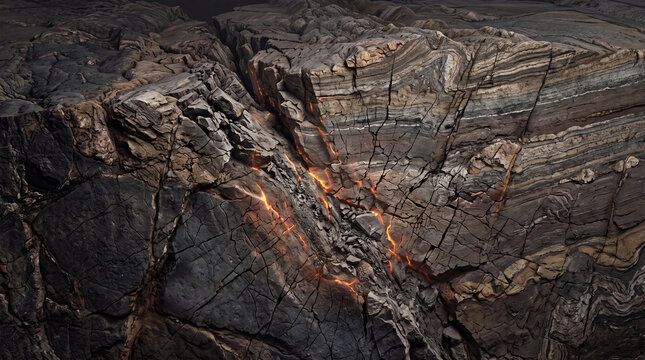 Earthquake Along a Tectonic Fault Boundary