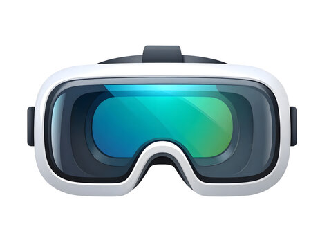 Virtual reality headset icon isolated on dark background