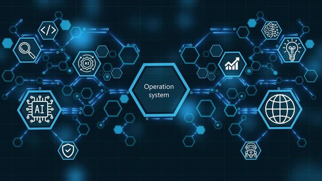  Team building analytics for digital SEO marketing data. Business, Technology, Internet and network concept. Webinar Operation system .4k video animation