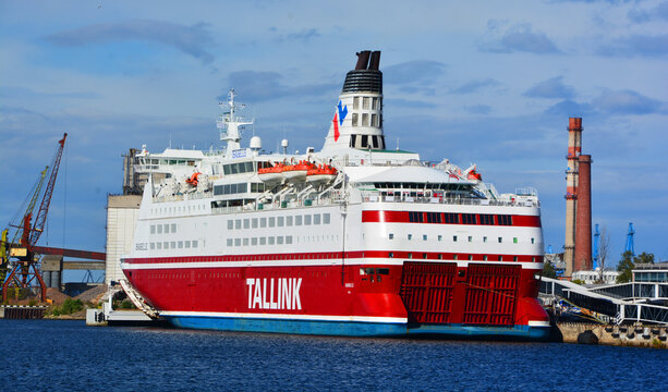 RIGA LATVIA: Tallink is an Estonian shipping company currently operating Baltic Sea cruiseferries and ropax ships from Estonia to Finland, Sweden, Latvia to Sweden and Finland to Sweden