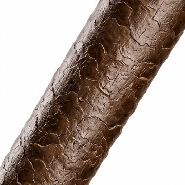 Microscopic view of healthy human hair strand showing smooth intact cuticle layer on a light background. Extreme macro illustration