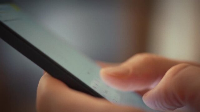 A man holds a sleek smartphone, his fingers gliding over the touch keyboard as he drafts a note in a dedicated app, illustrating quick digital writing and organized info capture on the go