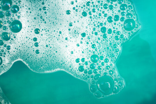 background detergent foam bubble and foam abstract texture
