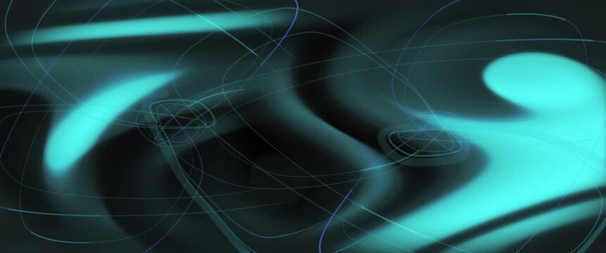 Cinematic widescreen plasma circulation seamless loop