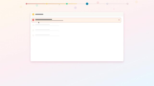 User interface login animation showing password entry and account verification on solid background.