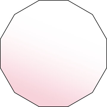 Decagon Speech Bubble
