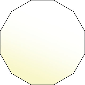 Decagon Speech Bubble
