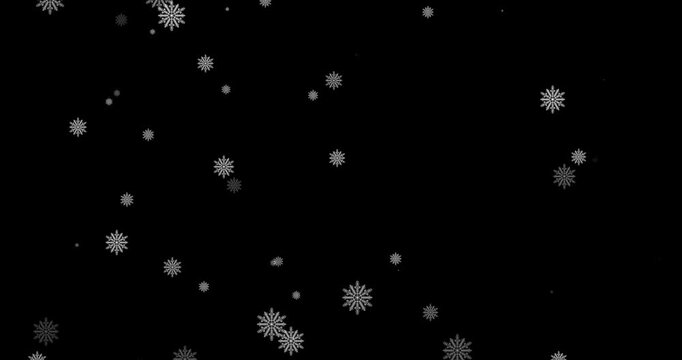 Falling snowflakes on black background snowflake winter snow cold weather snowflake winter snow