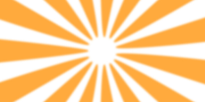 Abstract orange and white radial sunburst background with bold geometric rays vintage retro pattern dynamic optical design vector illustration for wallpaper poster branding packaging textile print and
