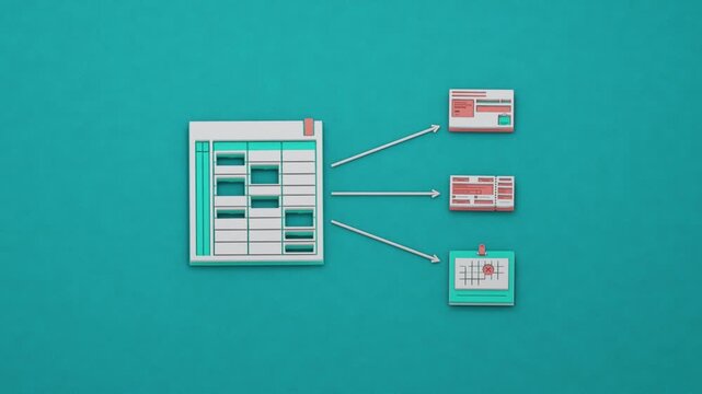 An accrued expense leads to a chargeback variance, receipt matching and a reconciliation adjustment posted at close. Flat 3D style.