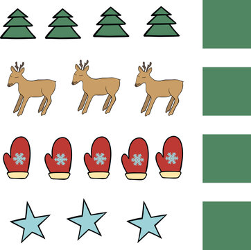 Count down to Christmas with gingerbread men, angels, stockings, and wreaths