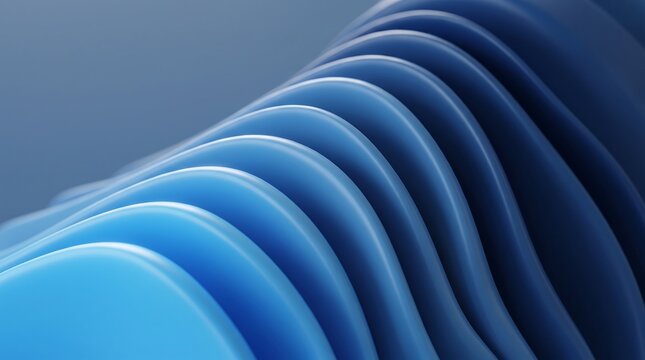 Abstract Blue Wave Background image stock