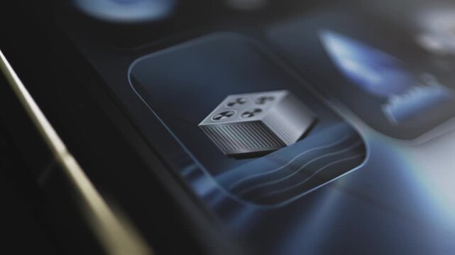 Cooling exchanger button reveals compact finned unit