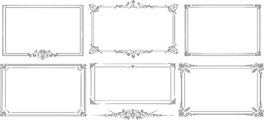 Vintage Heraldic Ornaments, Fleur de Lis, Crowns, Decorative Frames and Elegant Flourish Elements. © FADED REBEL