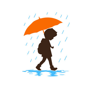 man under umbrella