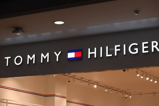 Tommy Hilfiger Fashion Store Sign At Shopping Mall on September 5, 2026 in Bangkok, Thailand	