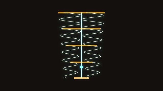 Quantum Supercomputer Cryogenic Dilution Refrigerator Golden Coils 4K Loop