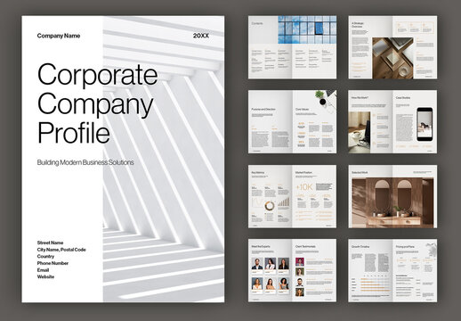 Corporate Company Profile Layout