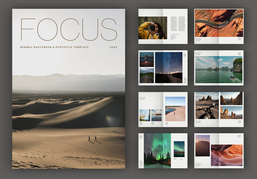 Travel and Landscape Photography Book Template