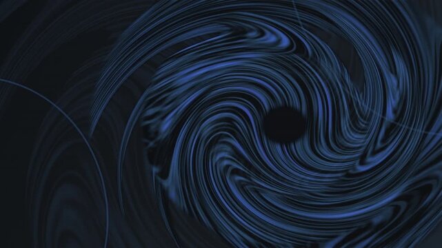 Blue energy vortex rotating in a seamless loop